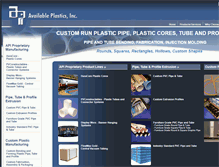 Tablet Screenshot of apiplastics.com