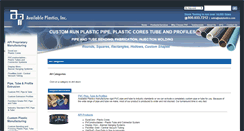 Desktop Screenshot of custom-plastics.apiplastics.com
